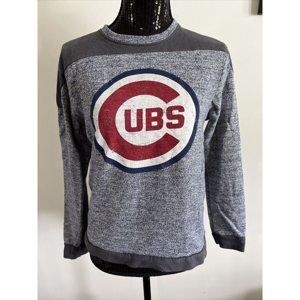 Cooperstown Collection Red Jacket‎ Sweatshirt Chicago Cubs Crew Neck MLB SMALL